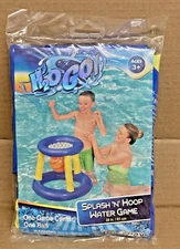 New H2OGO 24" Splash N' Hoop Basketball Pool Game Water Swimming Lake Bestway