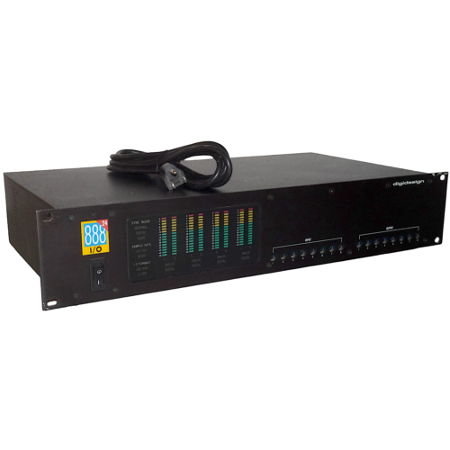 Digidesign 888 / 24 I/O Audio Interface Black 24-Bit 8-Channel Rackmount w Cable