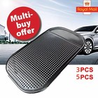 Car Dashboard Mats Black Non-Slip Sticky Phone Holder Mat Anti Slip Cell Mount