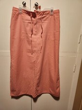 EMMA JAMES - LONG PEACH SKIRT - SIZE 12
