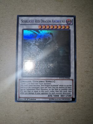 Scarlight Red Dragon Archfiend (Ghost Rare) DOCS-EN046  1st Edition