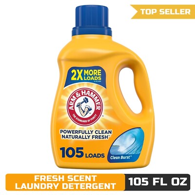 Arm & Hammer Clean Burst Laundry Detergent - 105 fl oz