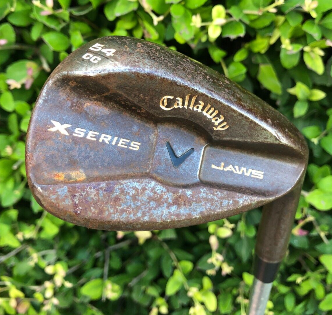 最終価格）Callaway JAWS RAW ウェッジ 54度 12W Callaway X-Series Jaws CC Slate Raw 54-12 Gap Wedge 6.5 Xtra Stiff