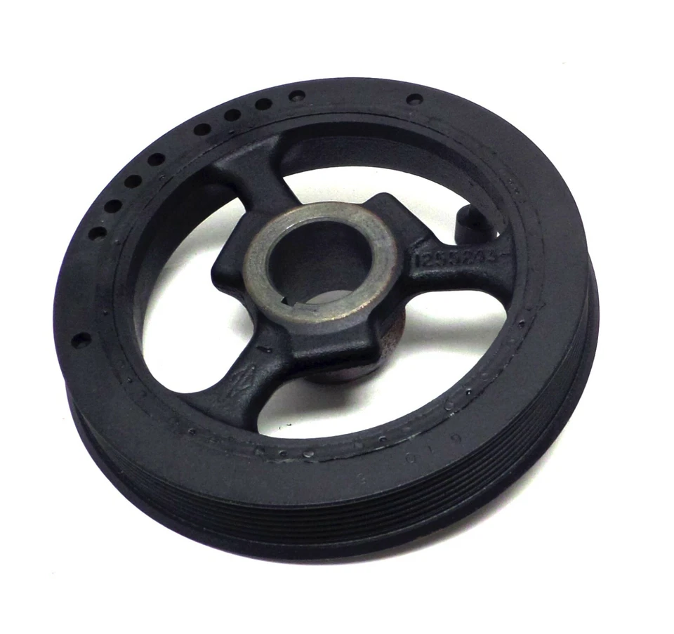 12552439 Crankshaft Harmonic Balancer 1992-1995 Cadillac Deville Eldorado 4.9L - Image 3 of 4