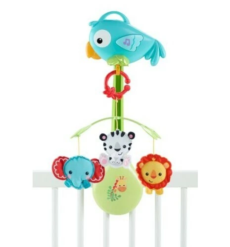 Fisher Price 3 in 1 Crib Musical Cot Mobile NEW eBay