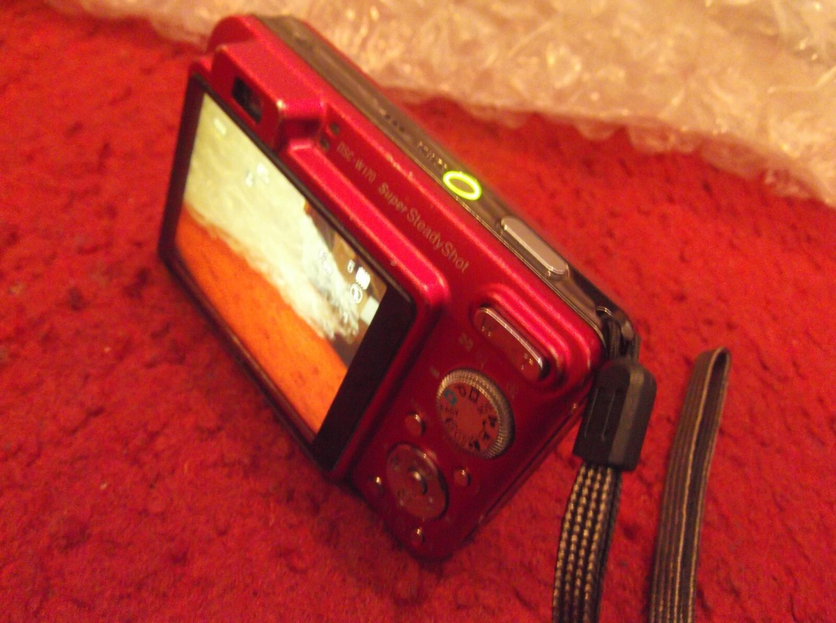 Sony CyberShot DSC-W170 10.1MP 5x Digital Camera - Red | eBay