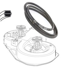 Keilriemen ISEKI Cut Master CM 7014 H Messerantrieb 6-kant AA85 2212mm 