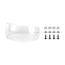 Hockey Helmet Visor Protective Cover Easy to Install Women Men Adults Clear