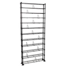 Maxsteel 12 Tier Shelving - Heavy Gauge Steel Wire Shelving for 864 CD/450 DV...