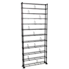 Maxsteel 12 Tier Shelving - Heavy Gauge Steel Wire Shelving for 864 CD/450 DV...