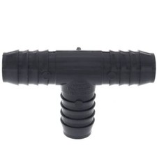 PVC Tee Barbed Fitting 1-Inch Insert - SCH 40 Barbed Hose Tee