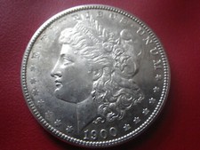 1900P Morgan $-BU/MS+++++Full Mint Gram Weight, No Scratches Top Graded Strike