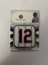 Francisco Lindor 2022 Topps Player Jersey Number Medallion Card #JNM-FL