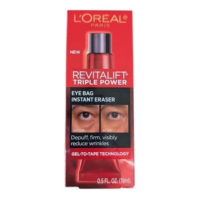 Loreal Revitalift Triple Power Eye Bag Lift Instant Eraser Wrinkle Tightener Gel
