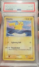PIKACHU POP SERIES 5 HOLO CORRECT BACK 12/17 PSA 6 on eBay