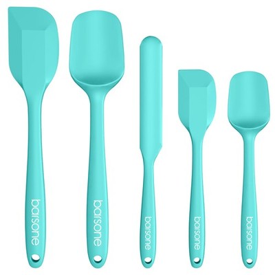 5-Piece Silicone Spatula Set - Heat Resistant 446°F Food Grade BPA Free, Nons...