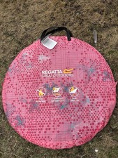 Image of Regatta Malawi 2-Man Pop Up Pink flower print Festival Camping Outdoor Dome Tent