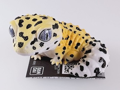 Leopard Gecko (hochgelb) Ikimono Daizukan Sofubi Kollektion - Leopa & Cres