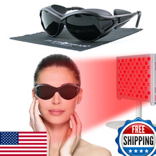 Red Light Therapy Glasses for Eye Protection - Infrared, LED Red  Blue Light Go