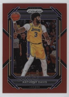 2022-23 Panini Prizm Red Prizm 194/299 Anthony Davis #122 1t4y