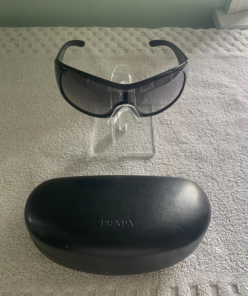PRADA Black Shield Sunglasses for Women for sale | eBay