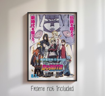 Naruto Boruto Anime Film - Hochwertiges Hochglanz Poster