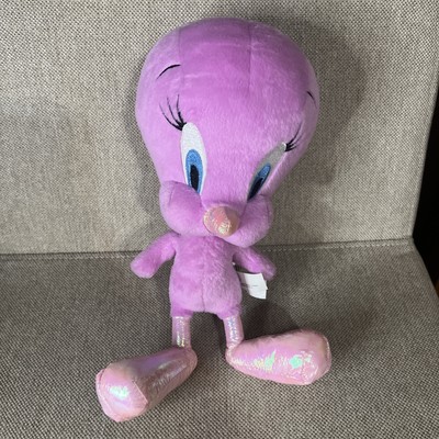 Tweety Bird 12'' Plush Mattel Pink Purple Stuffed Animal Metallic Looney Tunes