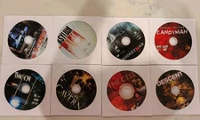 Lot Of 8 Horror Movie DVDs In Individual Sleeves See Description For Details