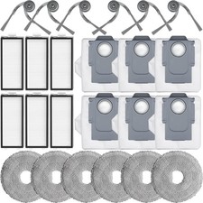 24Pcs Accessories Kit Compatible with Roborock Saros Z70 Robot Vacuum 6 Mop