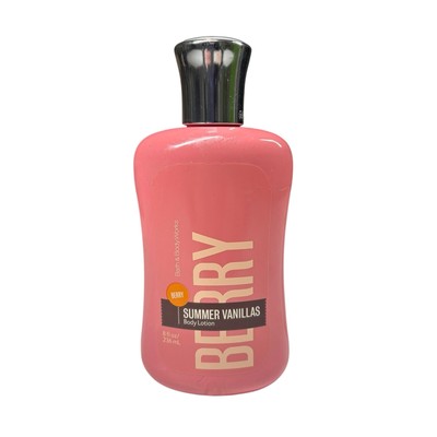 Bath & and Body Works Summer Vanillas Berry 8oz Lotion New Discontinued HTF