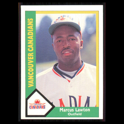 Marcus Lawton #643 1990 CMC Minor League Vancouver Canadians Baseball Card MLB