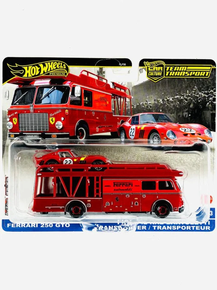 Hot Wheels Ferrari 250 GTO & Fiat 642 RN2 Bartoletti Team Transport 2025