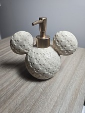 Disney Mickey Mouse SOAP DISPENSER tan cream Guest Bath