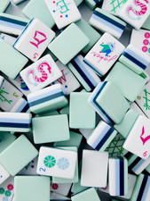 160 American Mahjong Tiles 4-Layer Acrylic Cy...