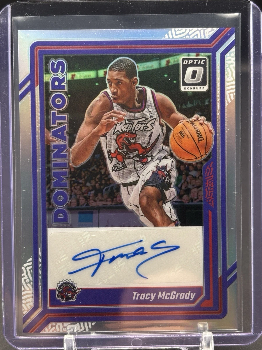 Panini Tracy McGrady Basketball Autographed Sports Trading Cards
