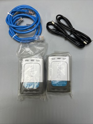 Lot of 2 D-Link DWL-P200 Express EtherNetwork Power Terminal Unit **NO Power Apt