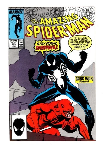 THE AMAZING SPIDER-MAN 287 VF+ (8.5) DAREDEVIL, KINGPIN, ROSE, ARRANGER APP *