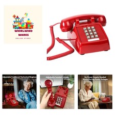 Vintage Corded Phones for Landline Old Telephone with Mechanical Ringer Recei...