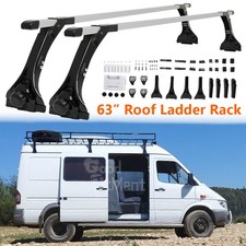 For Ford Transit 64" Van Roof Ladder Rack Top Cross Bar Luggage Kayaks Carrier