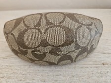 Coach Signature Logo Designer Sunglasses Eyeglasses Clamshell Case