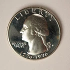 1776-1976 *S*PROOF  WASHINGTON SILVER QUARTER   *NICE *  - FREE SHIPPING! C3267