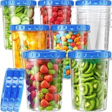 Freezer Storage Containers set 33oz Airtight ...