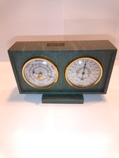 Green Marble Termometr and Barometer