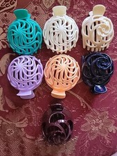 Lot of 7 Hair Clips assorted colors. for Buns. stylish.