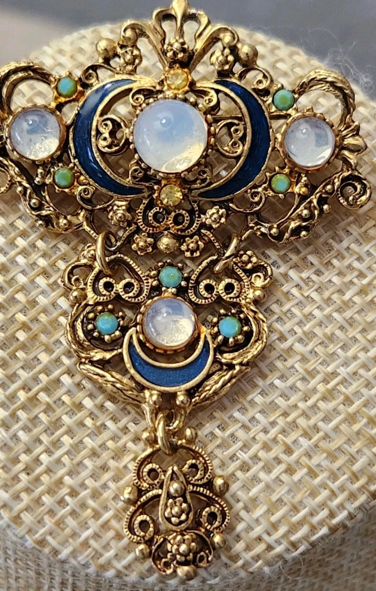 Florenza Signed Vintage & Antique Fashion Brooches & Pins for sale