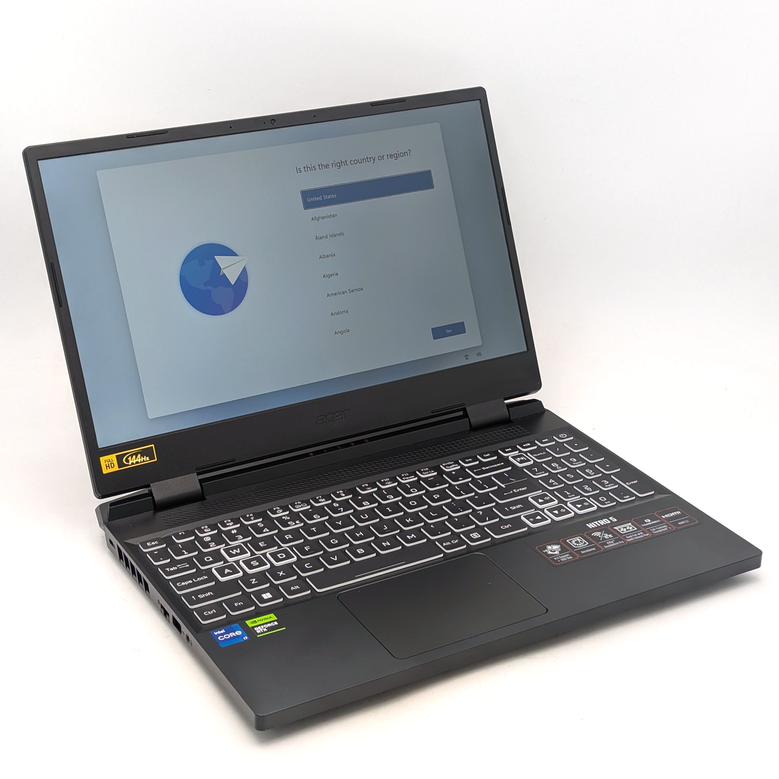 Acer Nitro 5 15.6 Gaming Laptop i7-12650H 16GB 1TB SSD RTX 4050 Win11-image