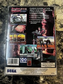 Battle Arena Toshinden URA (Sega Saturn) Complete CIB Case has one Crack