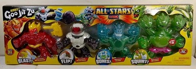 Heroes of Goo Jit Zu All Stars 4Pk Tyro Blazagon Pantaro & Ultra Rare Hydra 2022
