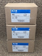 75 EATON Crouse Hinds 662 1" EMT Compression Type Coupling for Thinwall Conduit