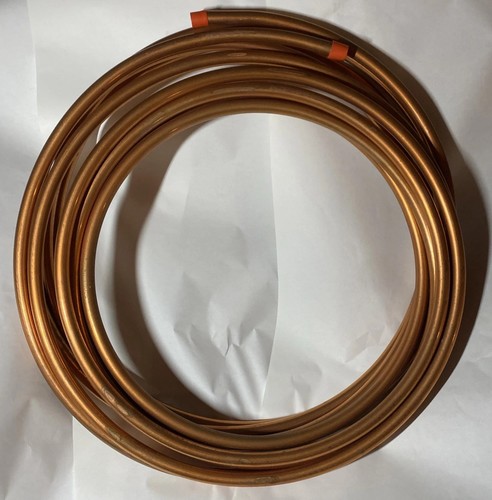 Vintage Halstead Refrigeration Soft Copper Tubing 3/4โ X 50โ. Approx. 7.2 Lbs.